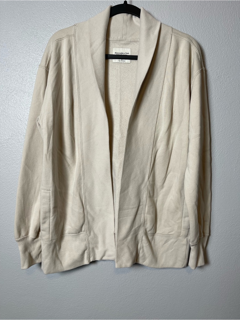 Abercrombie & Fitch- Shawl Collar Cardigan Neutral